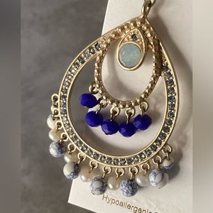 BEADED⚜️EMBELLISHED⚜️CHANDELIER⚜️EARRINGS